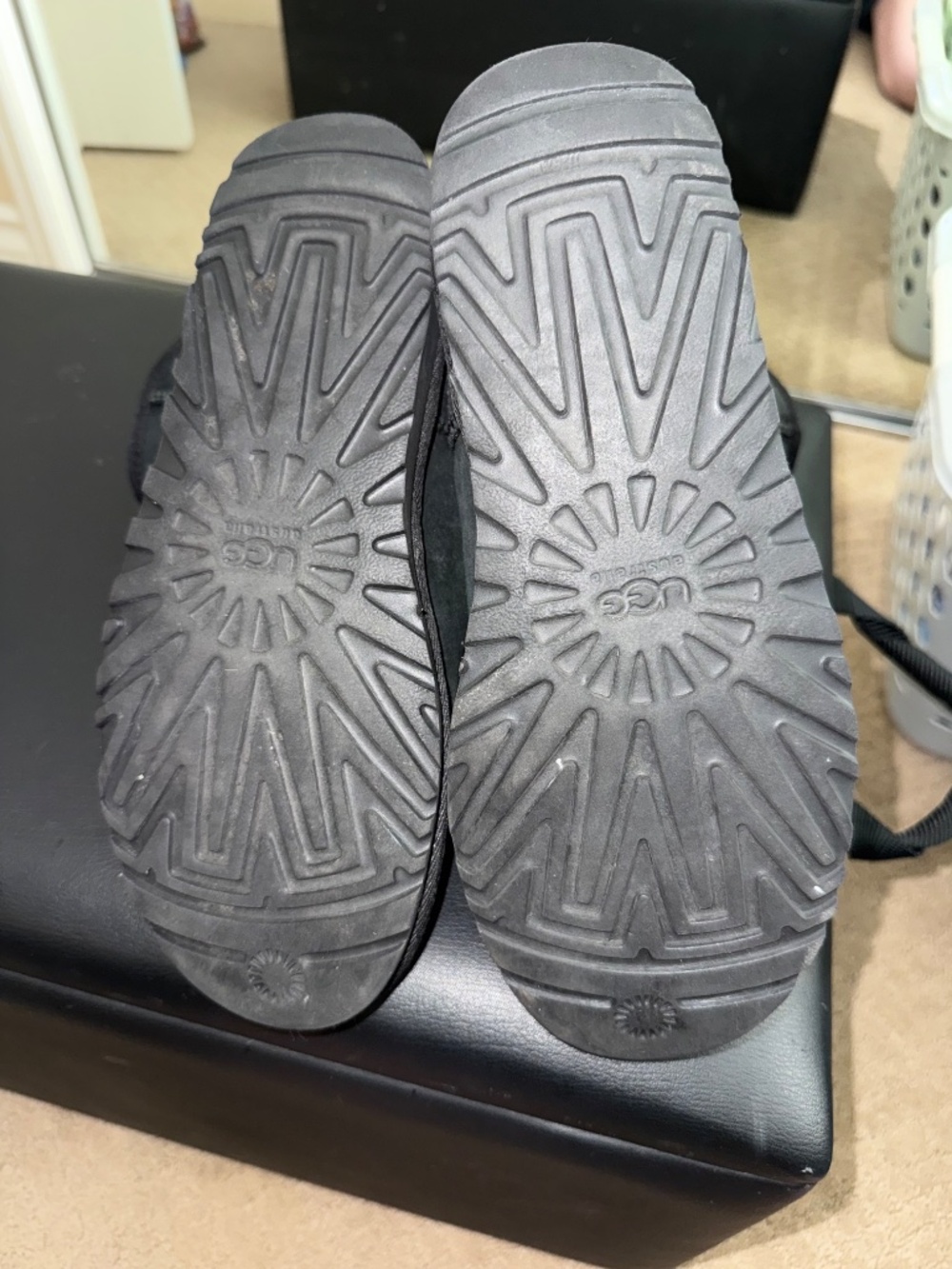 Uggs Black Boots- Size 8 - Picture 3 of 5